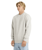 Quiksilver Salt Water Crew in LIGHT GREY HEATHER