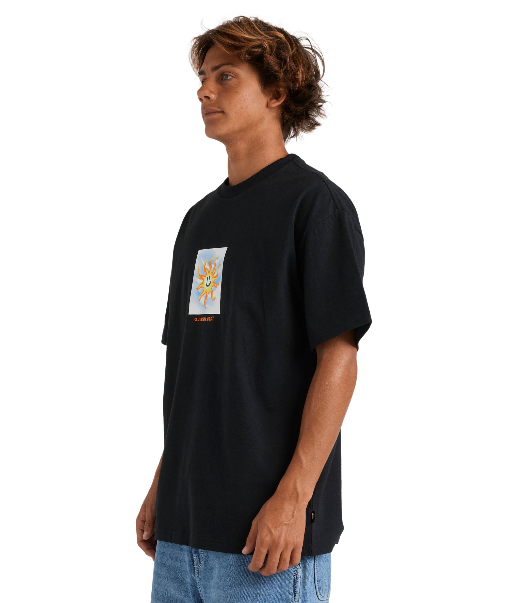 Quiksilver Burn Up Ss in BLACK