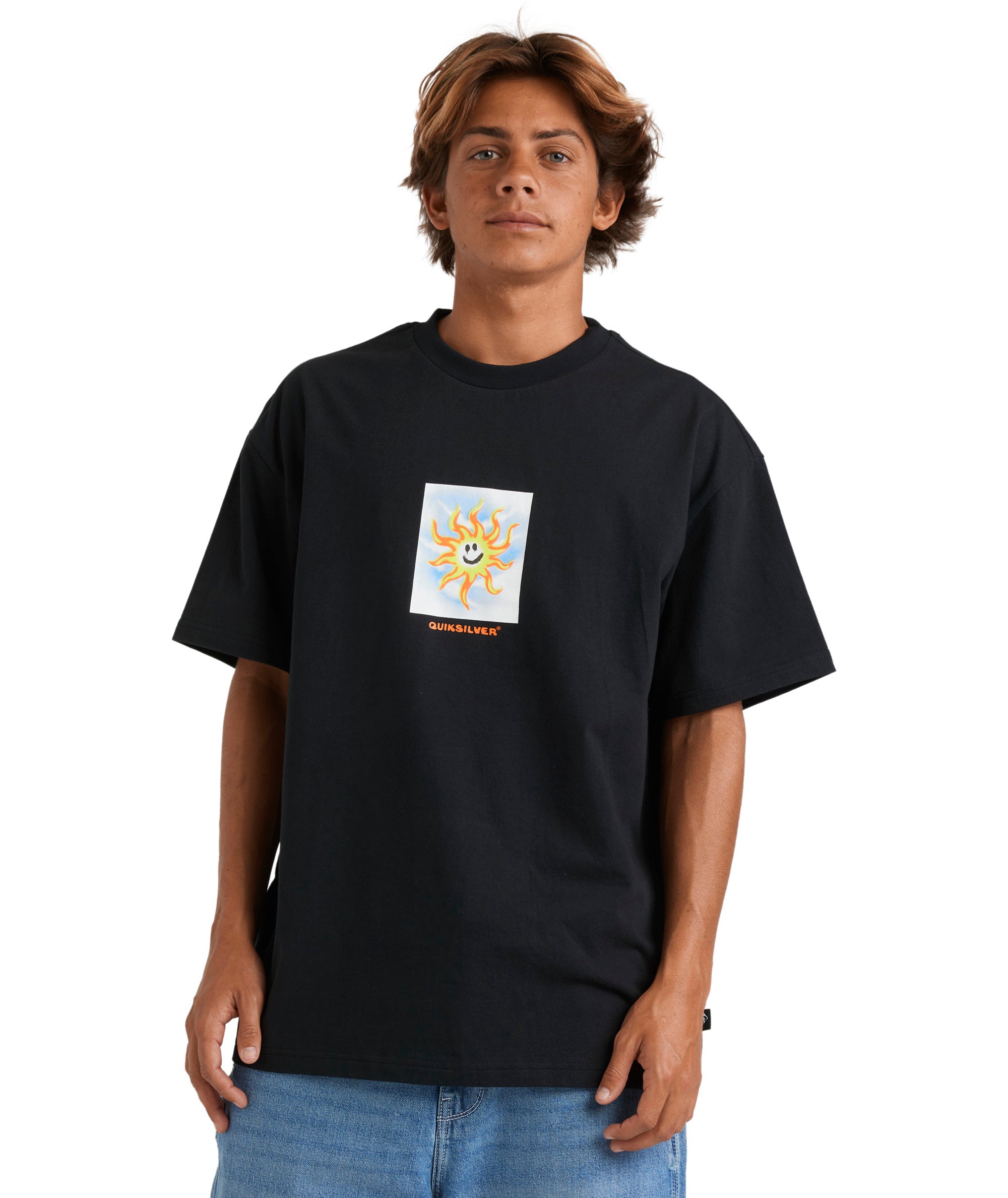 Quiksilver Burn Up Ss in BLACK
