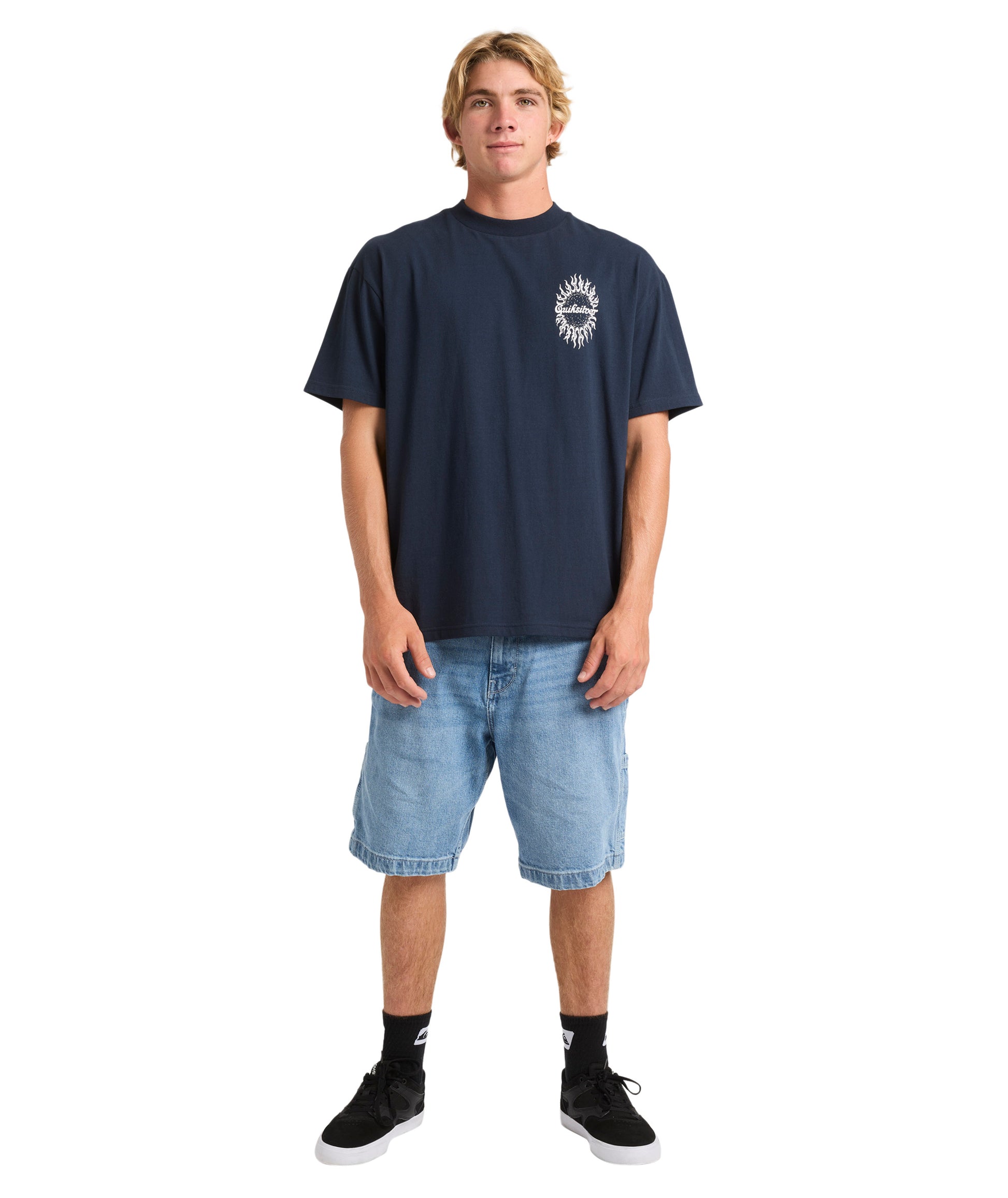 Quiksilver Interconnect Ss in DARK NAVY