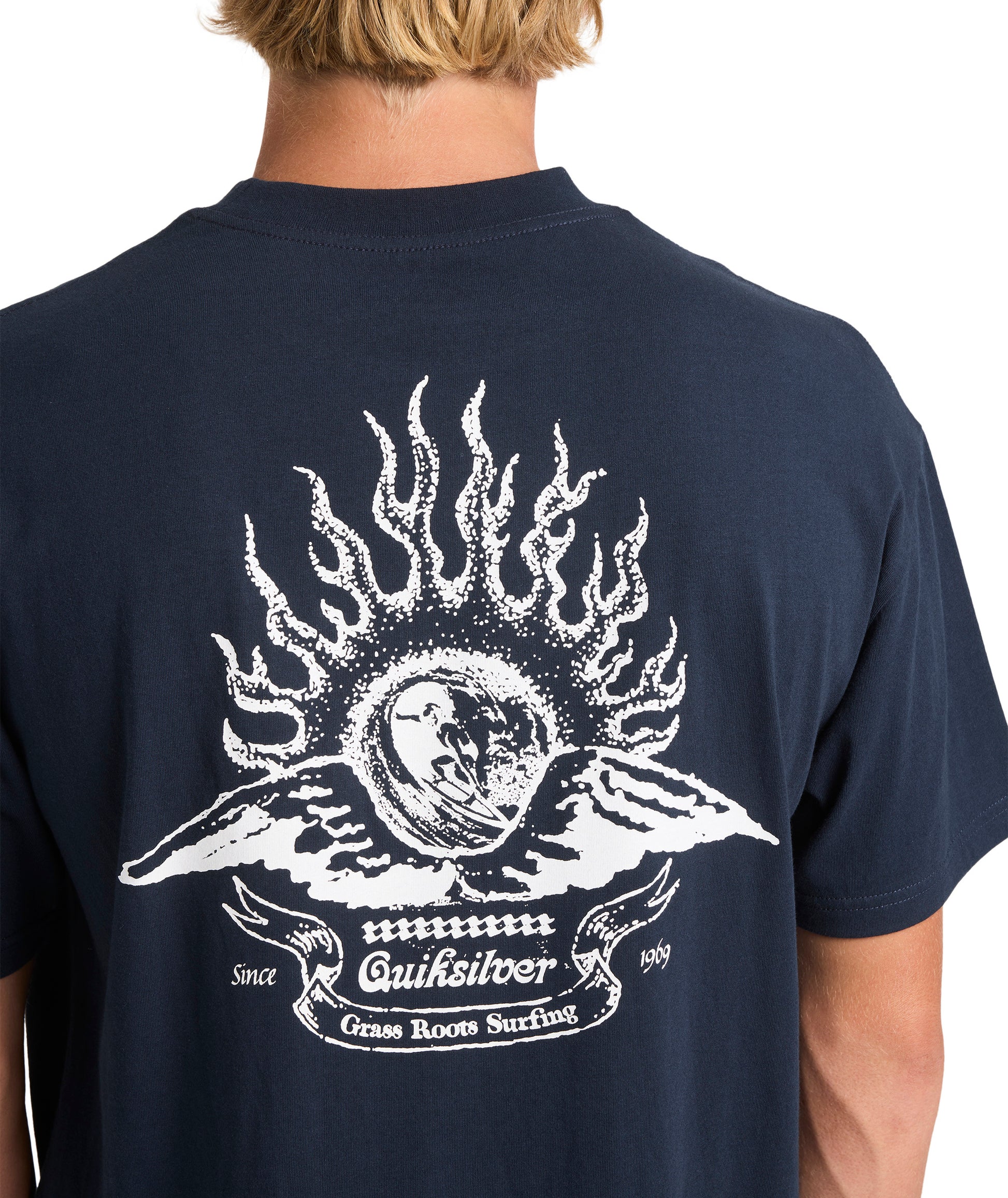 Quiksilver Interconnect Ss in DARK NAVY