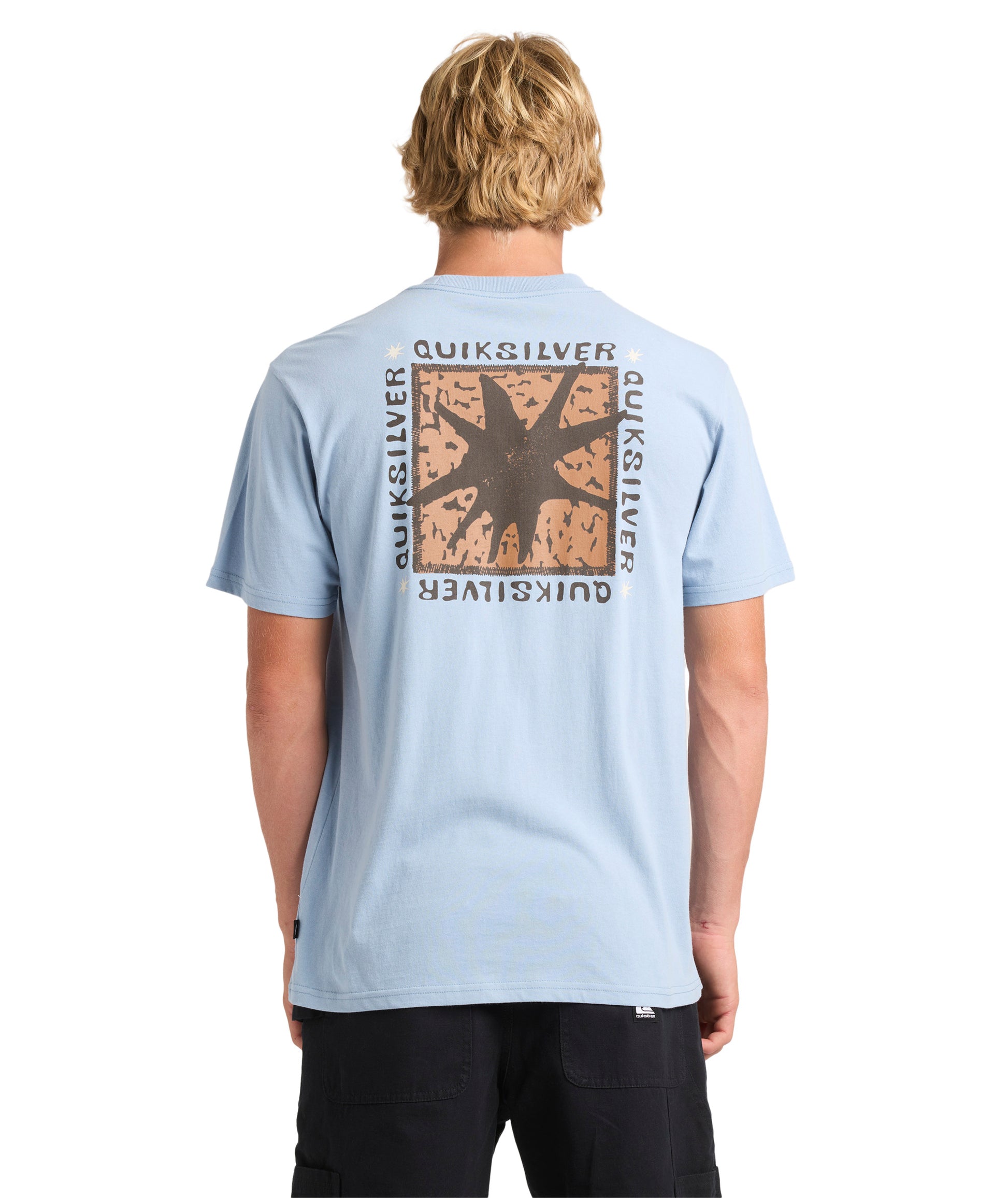 Quiksilver Base Connection Ss in ASHLEY BLUE