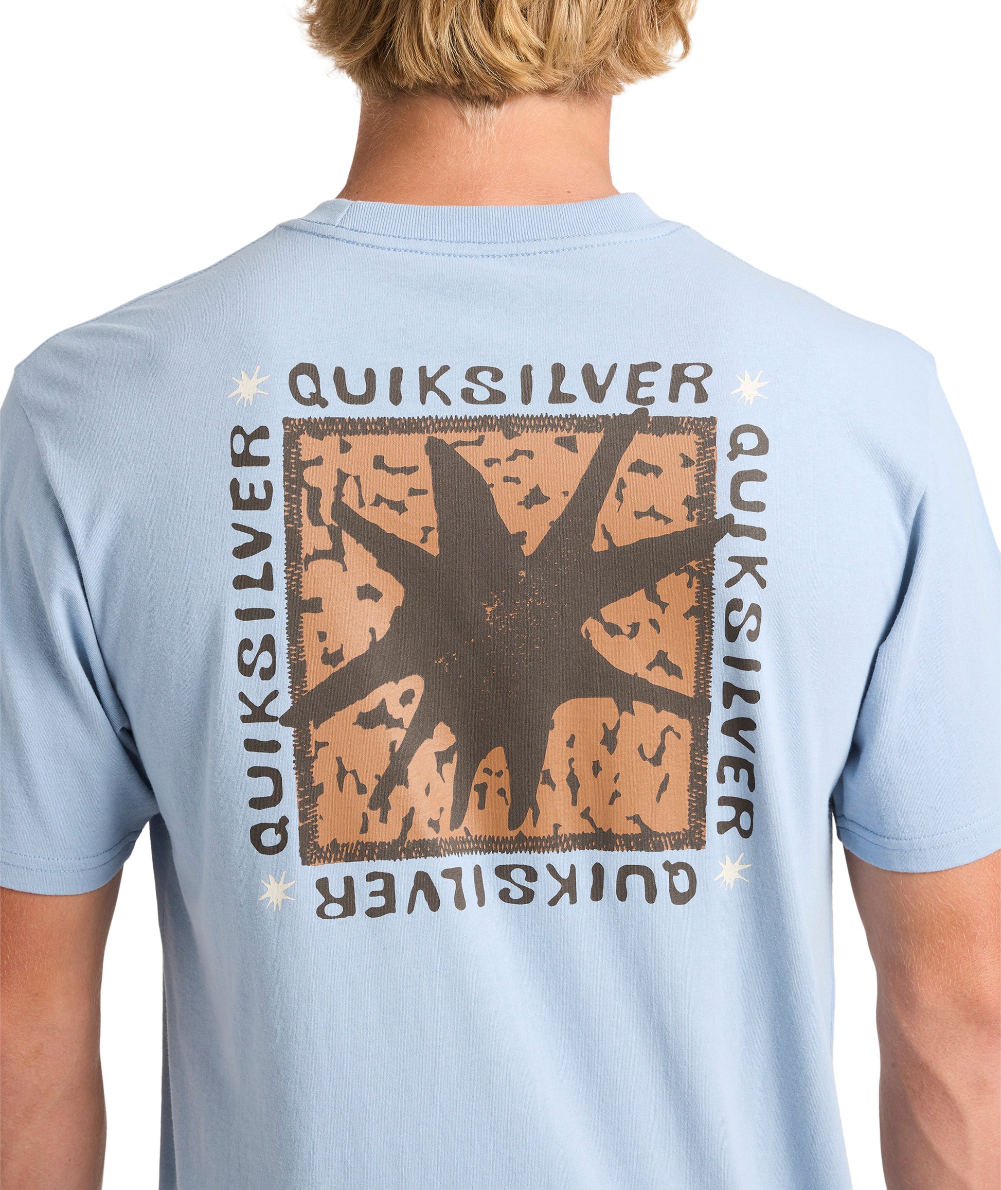 Quiksilver Base Connection Ss in ASHLEY BLUE