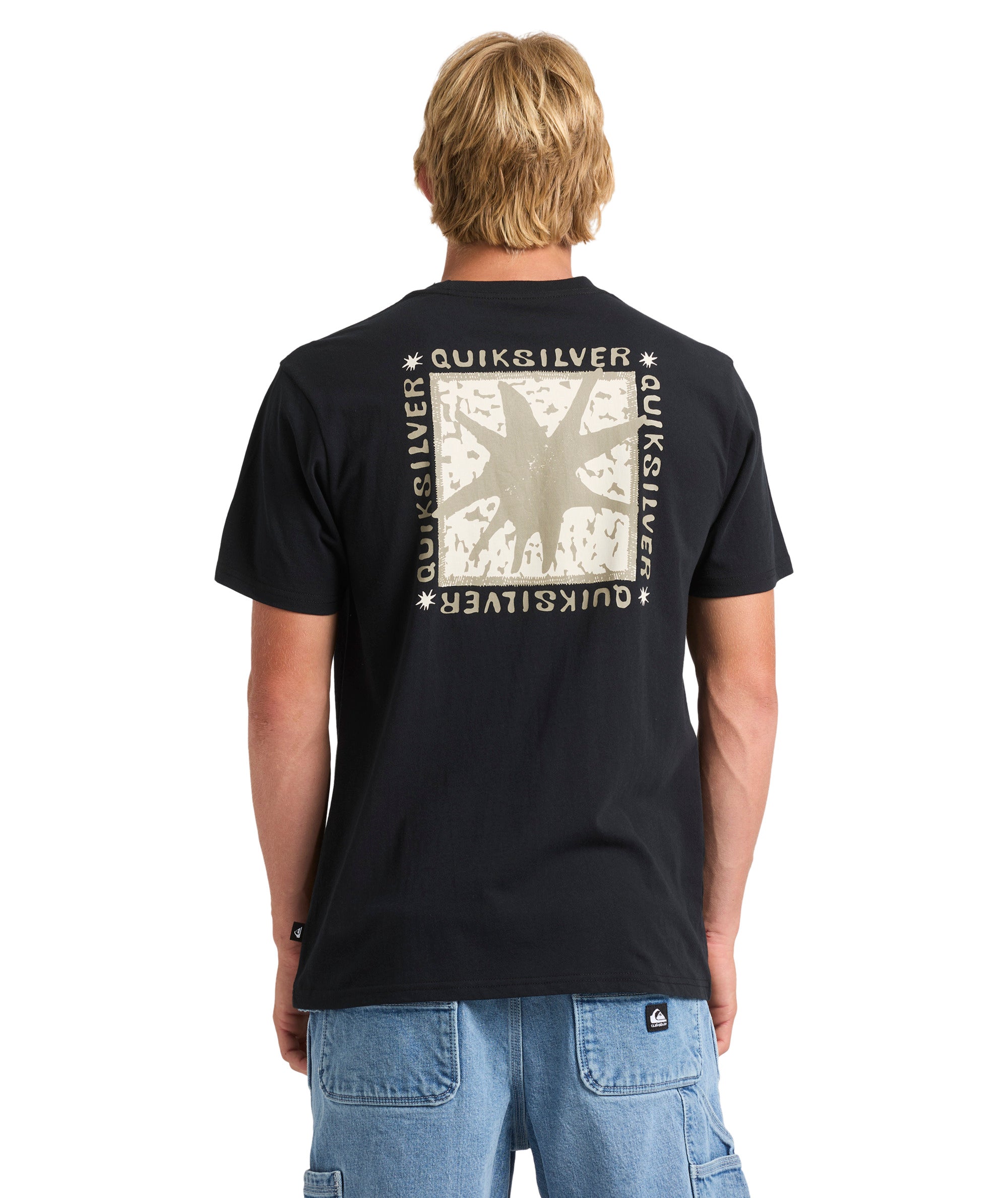 Quiksilver Base Connection Ss in BLACK