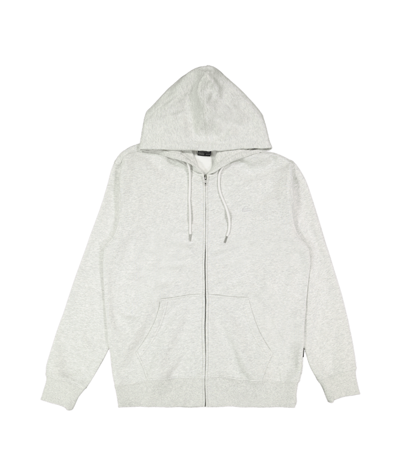Quiksilver Salt Water Zip Hood in LIGHT GREY HEATHER