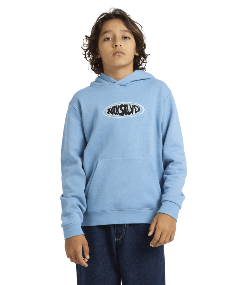 Quiksilver Quik Global Hoodie Yth in RIVIERA