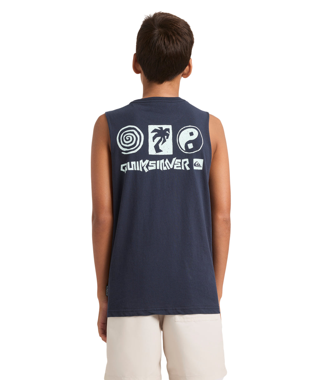 Quiksilver Next Gen Muscle Yth in DARK NAVY