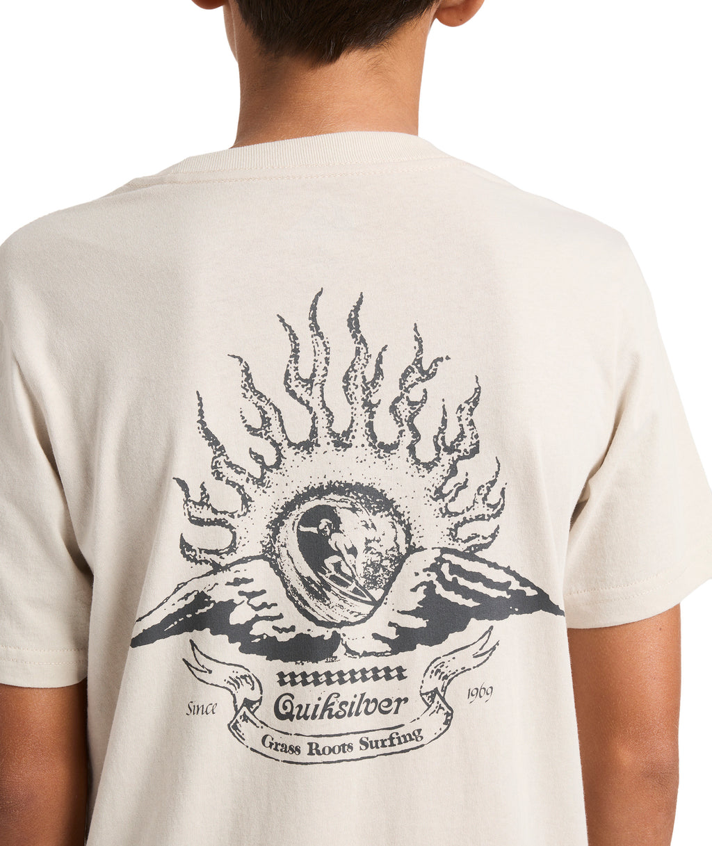 Quiksilver Interconnect Ss Yth in MOONSTRUCK