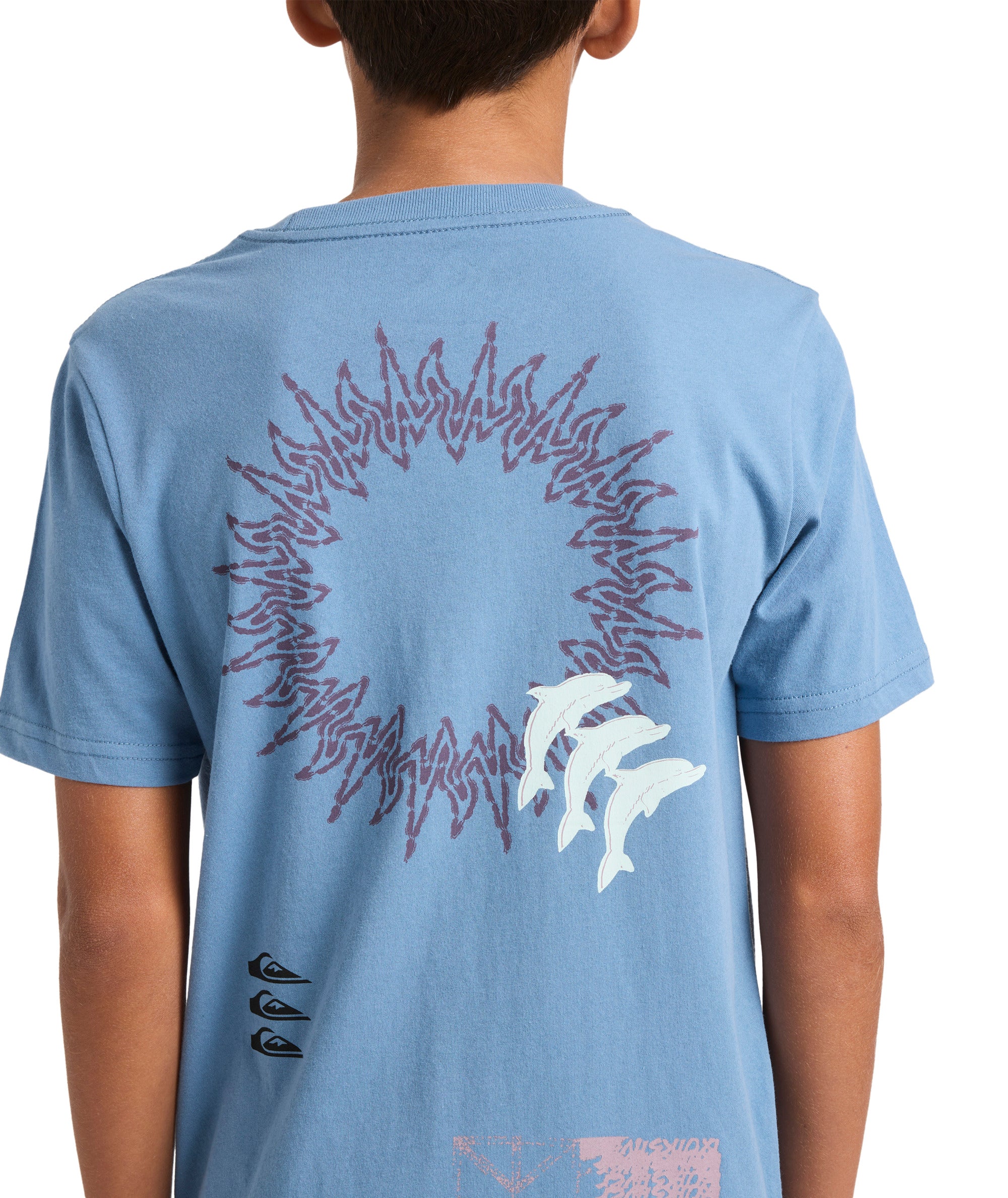 Quiksilver Free Lock Ss Yth in CORONET BLUE