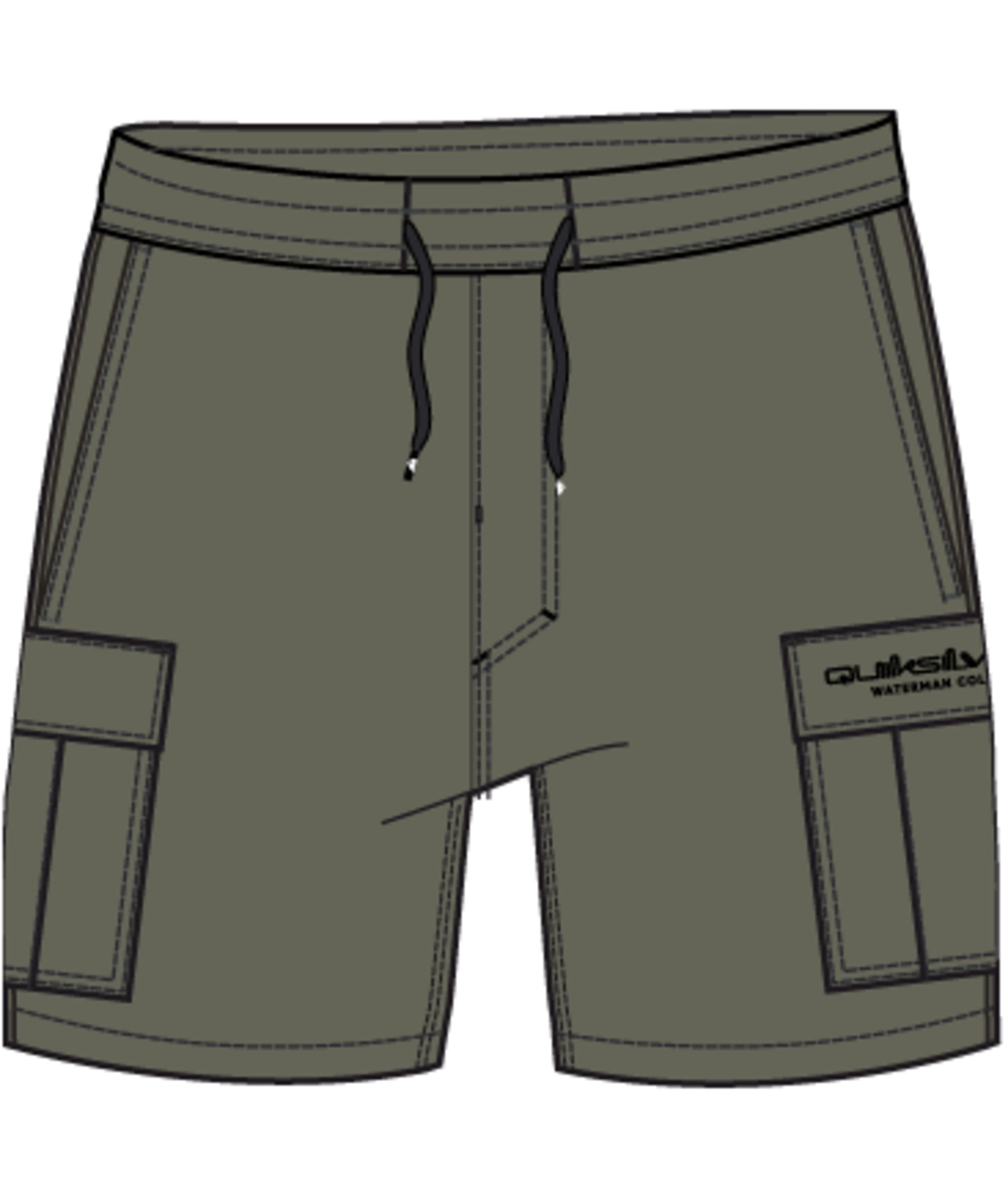 Quiksilver Watermans Cargo 19 in OLIVE