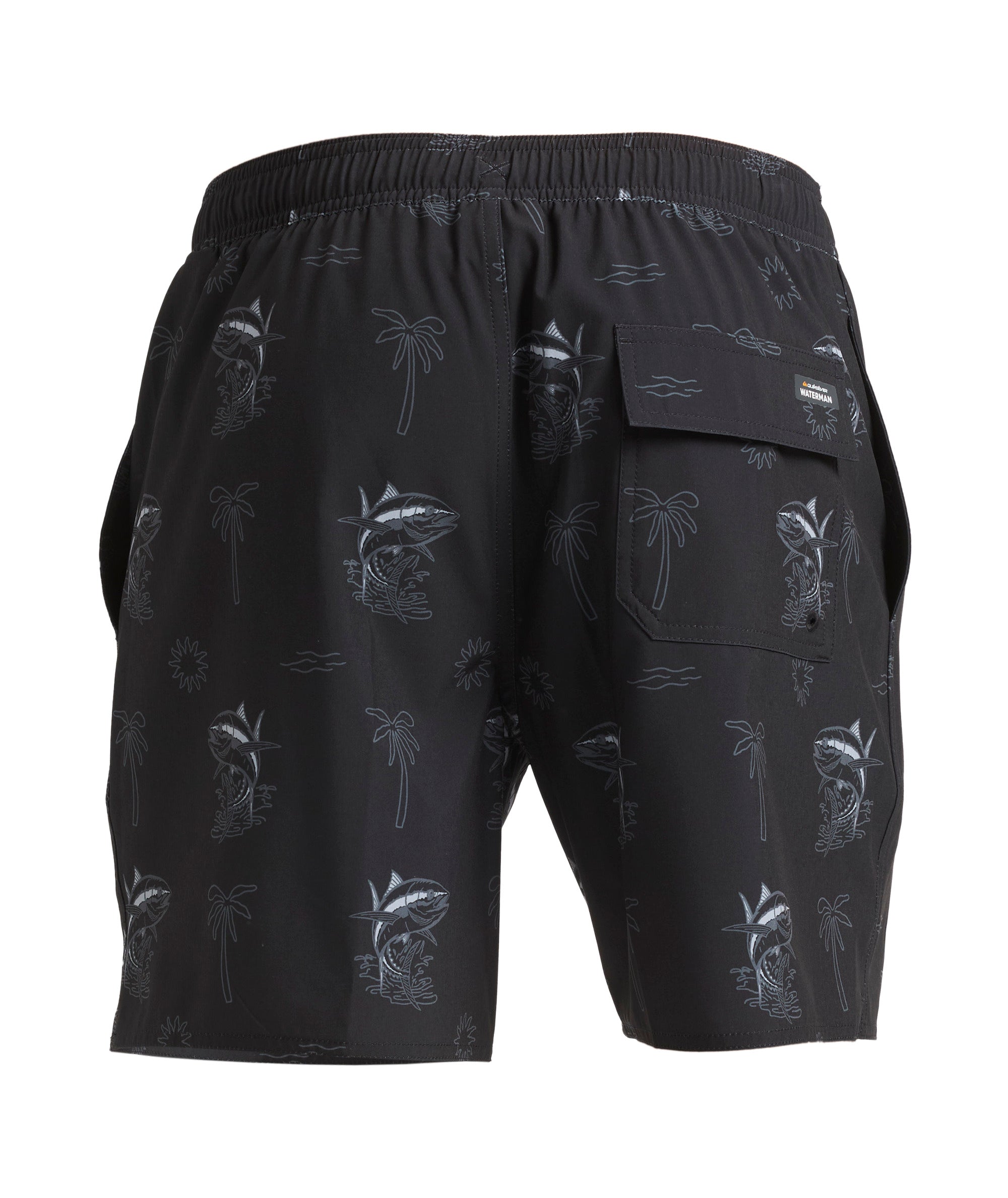 Quiksilver Atoll Volley 18 in BLACK