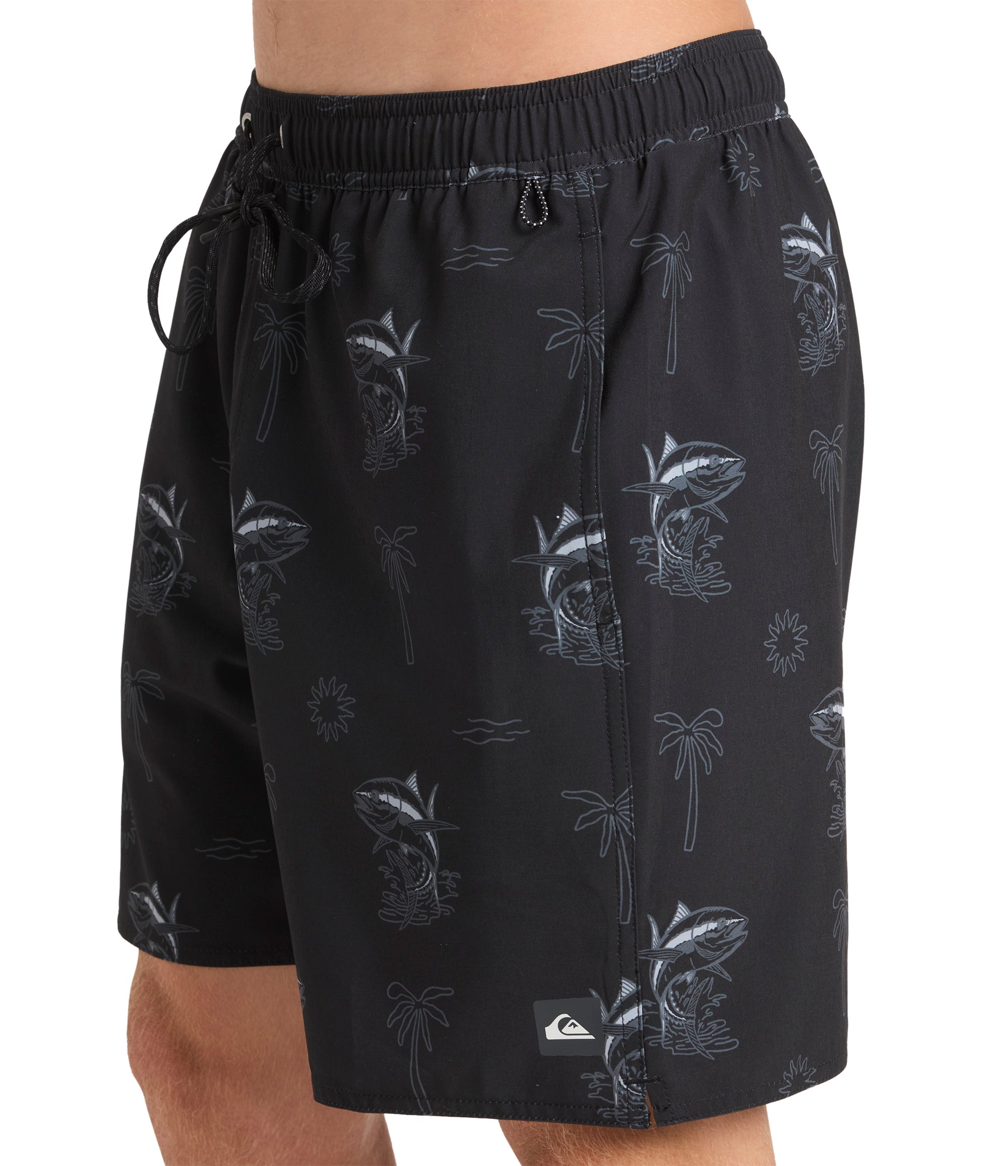 Quiksilver Atoll Volley 18 in BLACK