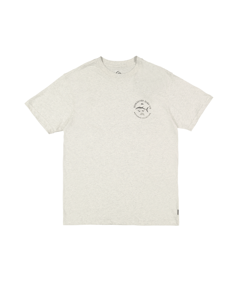 Quiksilver Drag Ss in LIGHT GREY HEATHER