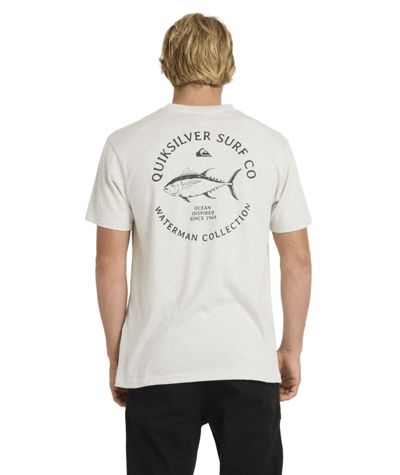 Quiksilver Drag Ss in LIGHT GREY HEATHER