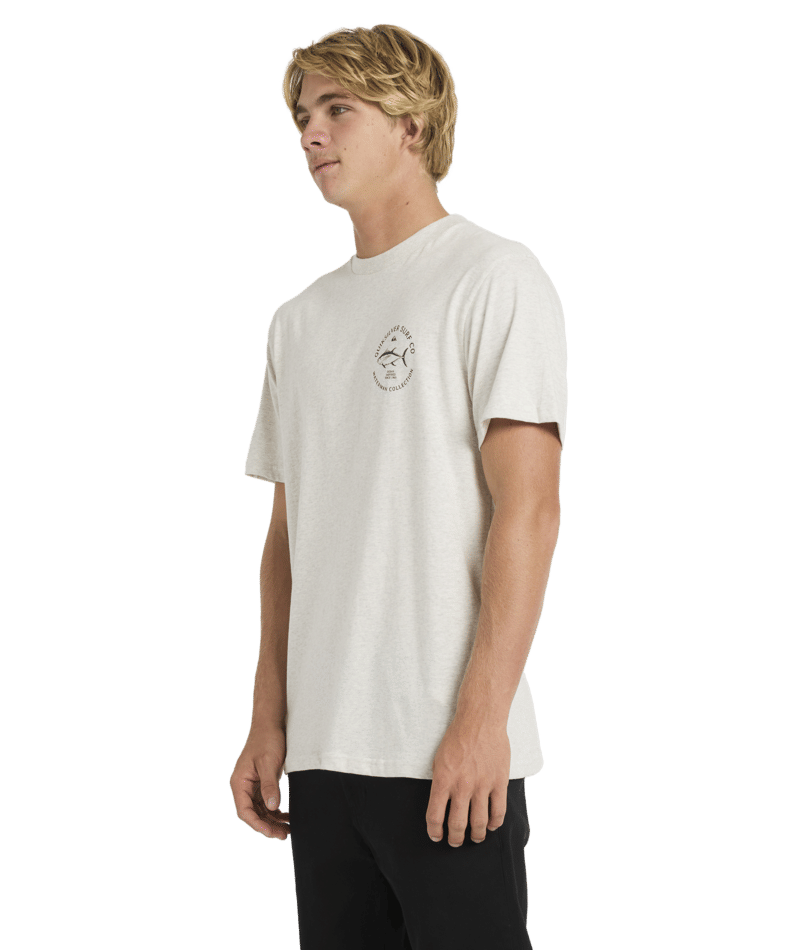 Quiksilver Drag Ss in LIGHT GREY HEATHER