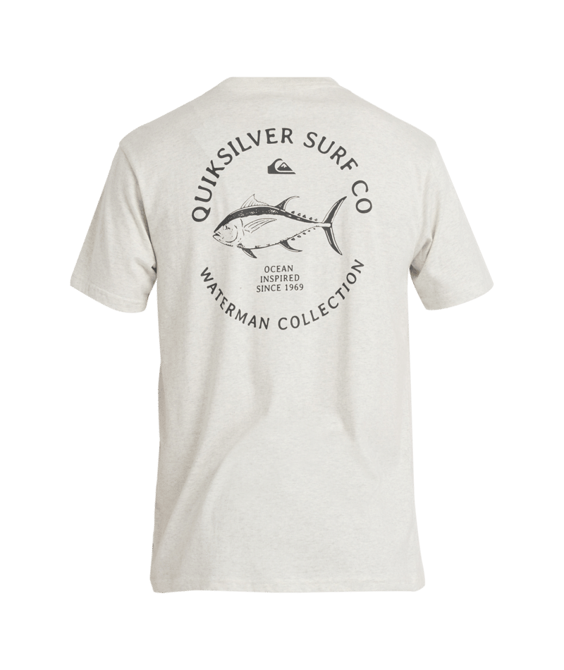 Quiksilver Drag Ss in LIGHT GREY HEATHER