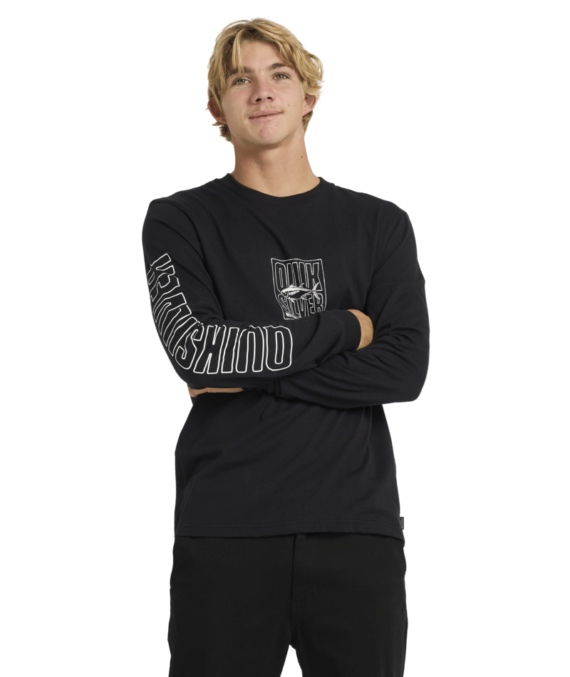 Quiksilver Blind Cast Ls in BLACK