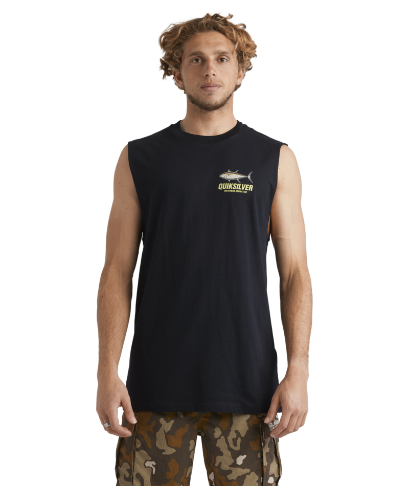 Quiksilver Slack Tide Muscle in BLACK