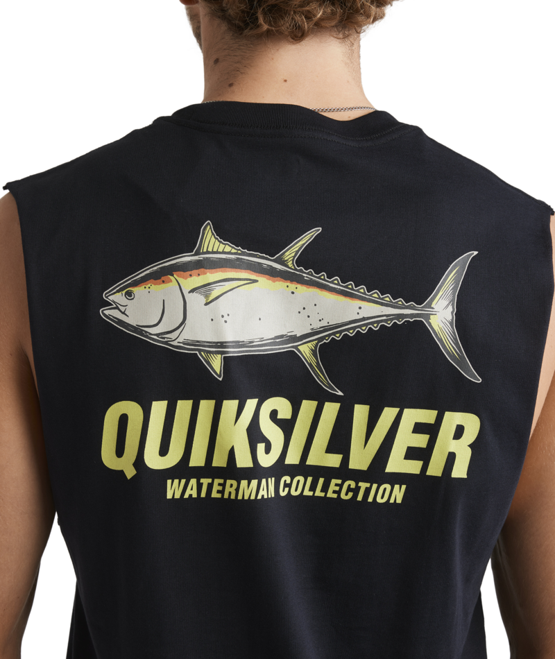 Quiksilver Slack Tide Muscle in BLACK