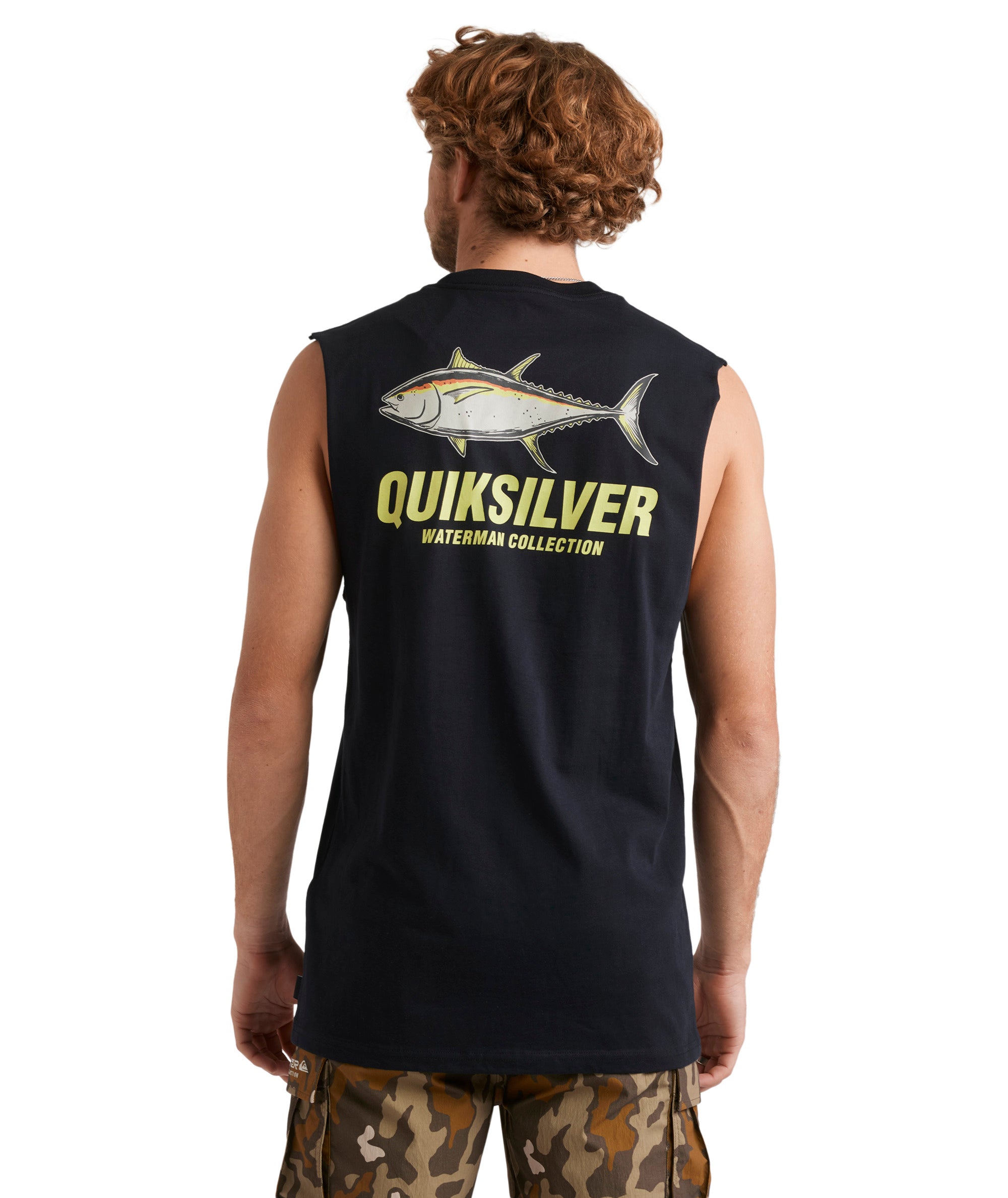 Quiksilver Slack Tide Muscle in BLACK