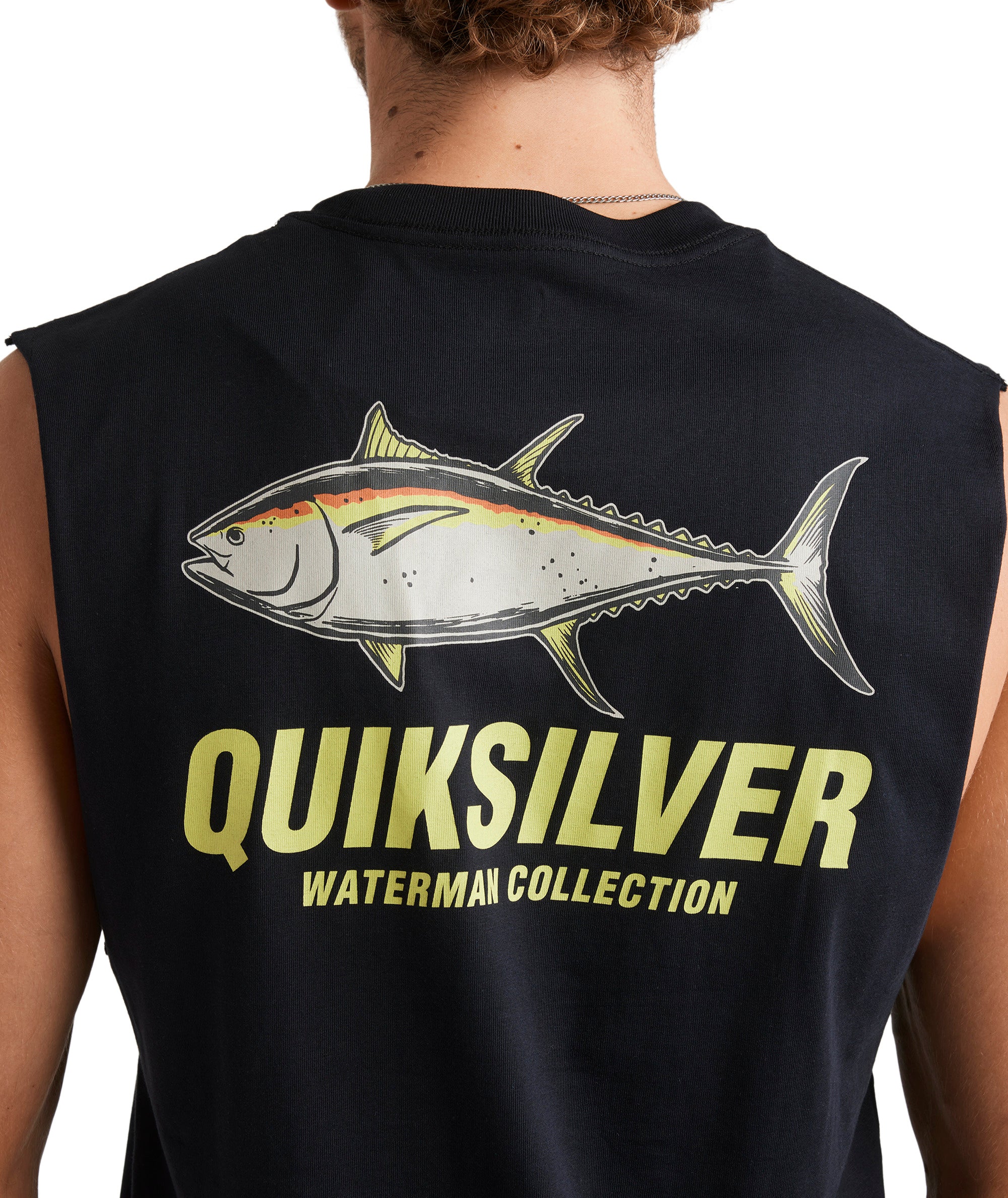 Quiksilver Slack Tide Muscle in BLACK