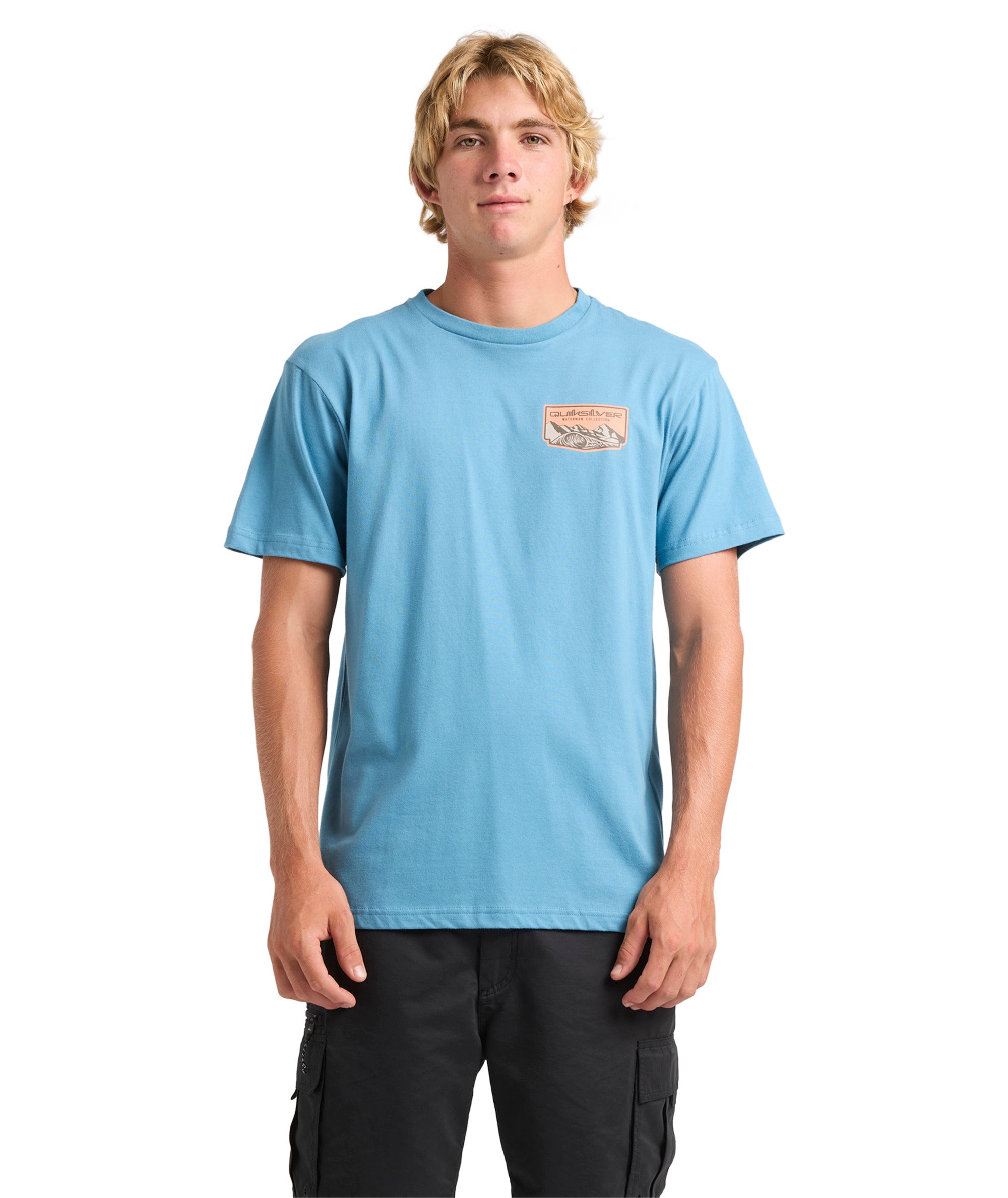 Quiksilver Ground Swells Ss in AIRFORCE BLUE