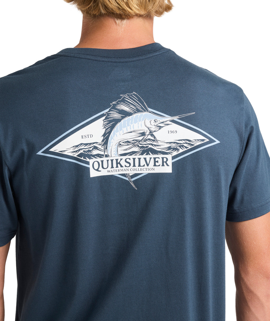 Quiksilver Rough Seas Ss in MIDNIGHT NAVY