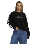 Roxy Surf90 Sweater in BLACK