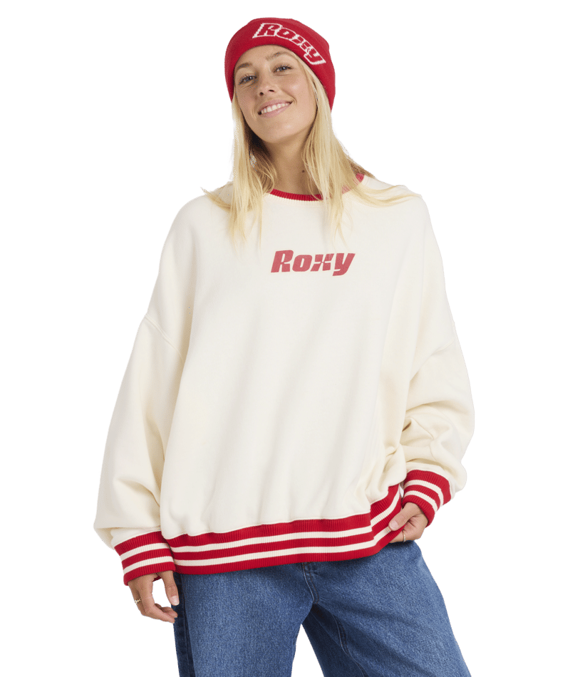 Roxy Game Time Crew in BONE