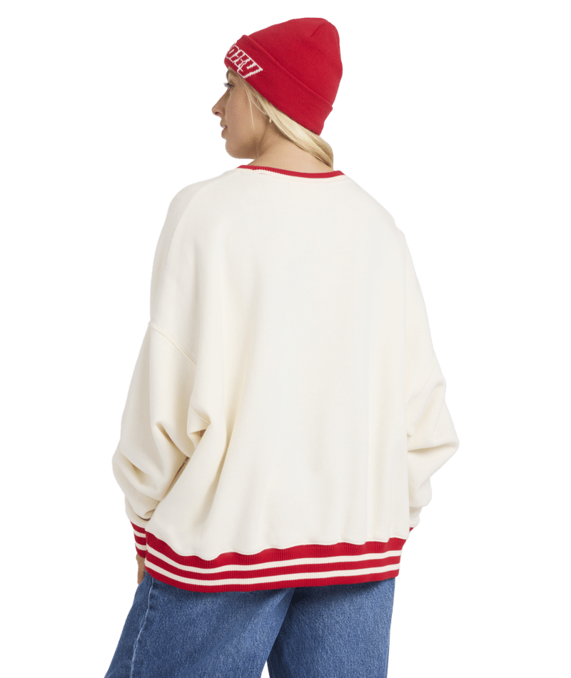 Roxy Game Time Crew in BONE