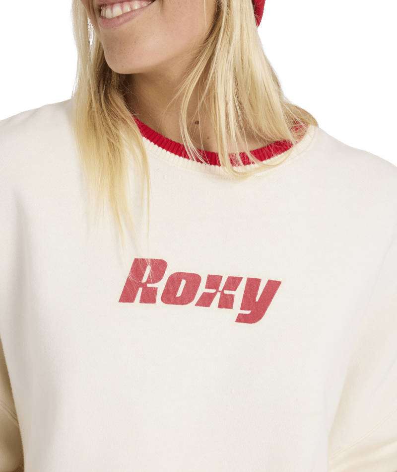 Roxy Game Time Crew in BONE