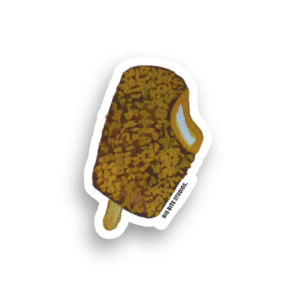 Big Bite Studios Golden Gaytime Waterproof Sticker — By Big Bite Studios in Single