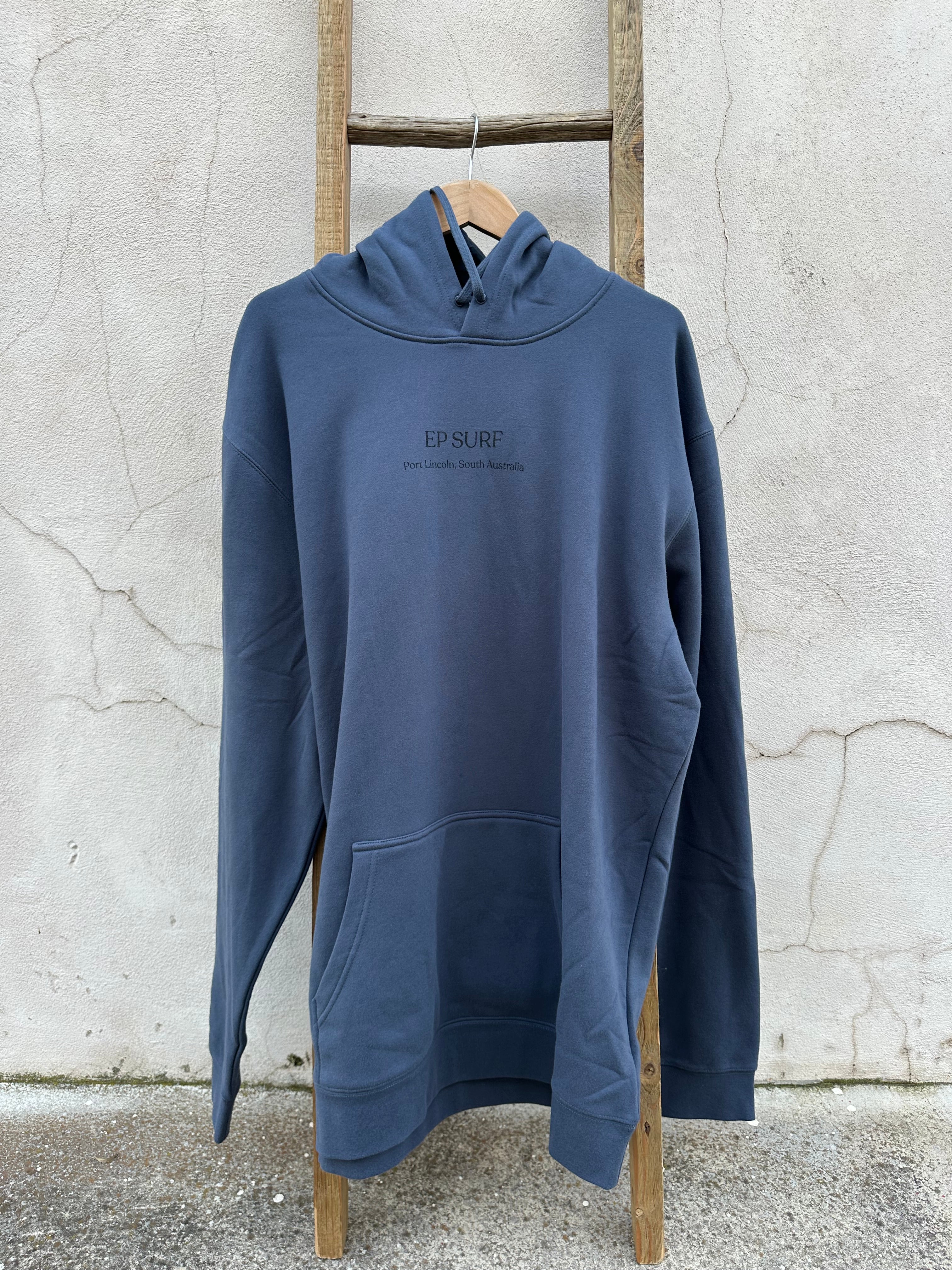 EP SURF Unisex Signs Hoody (4XL & 5XL Only) - Petrol Blue