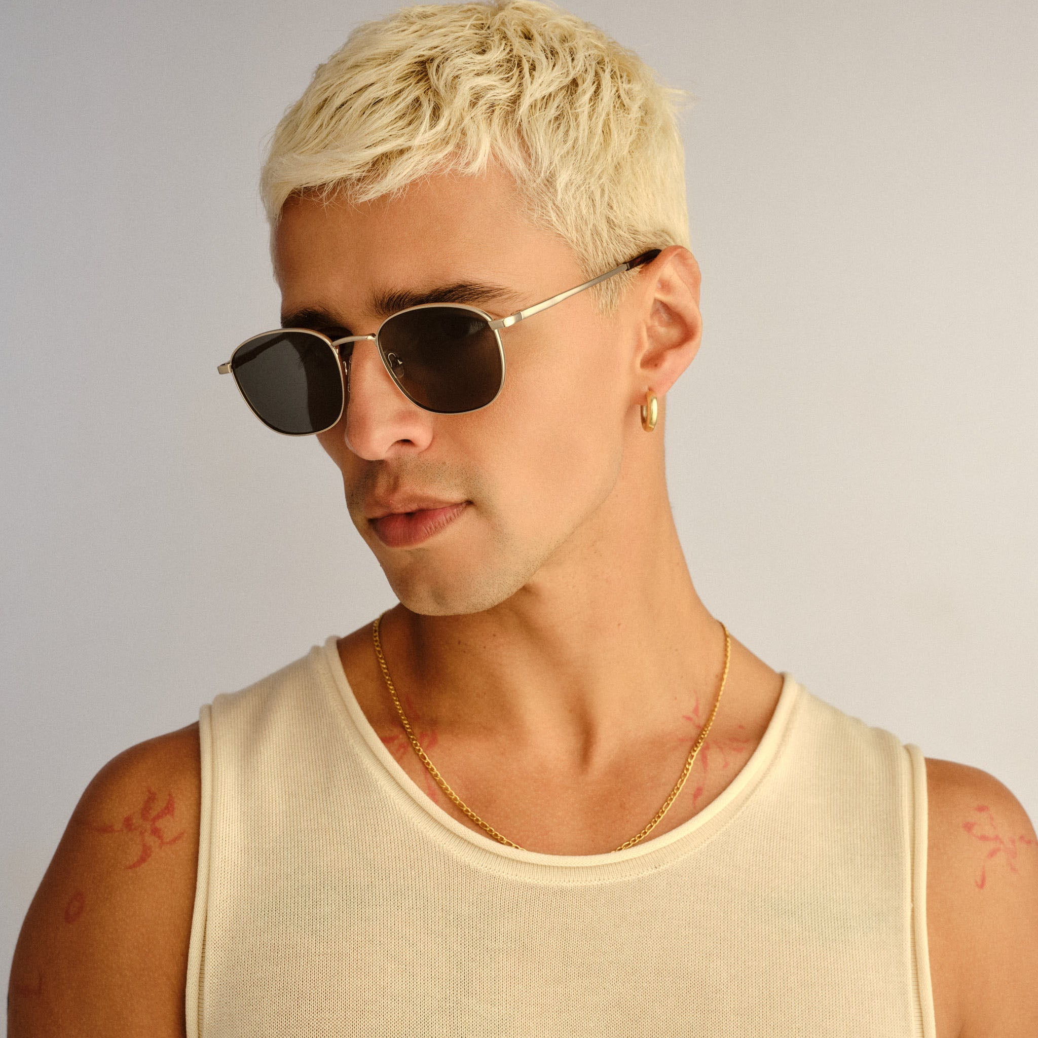 Le Specs NEPTUNE DEUX GOLD in KHAKI MONO POLARIZED