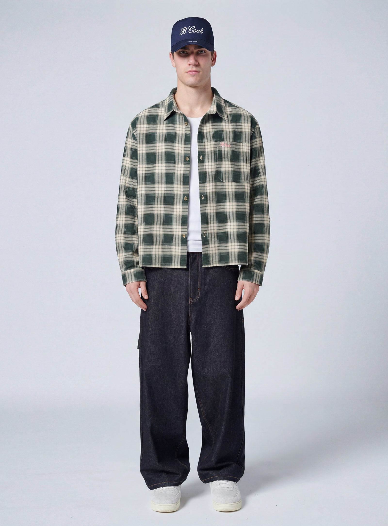 Barney Cools Chatlet Crop Shirt Plaid in Single
