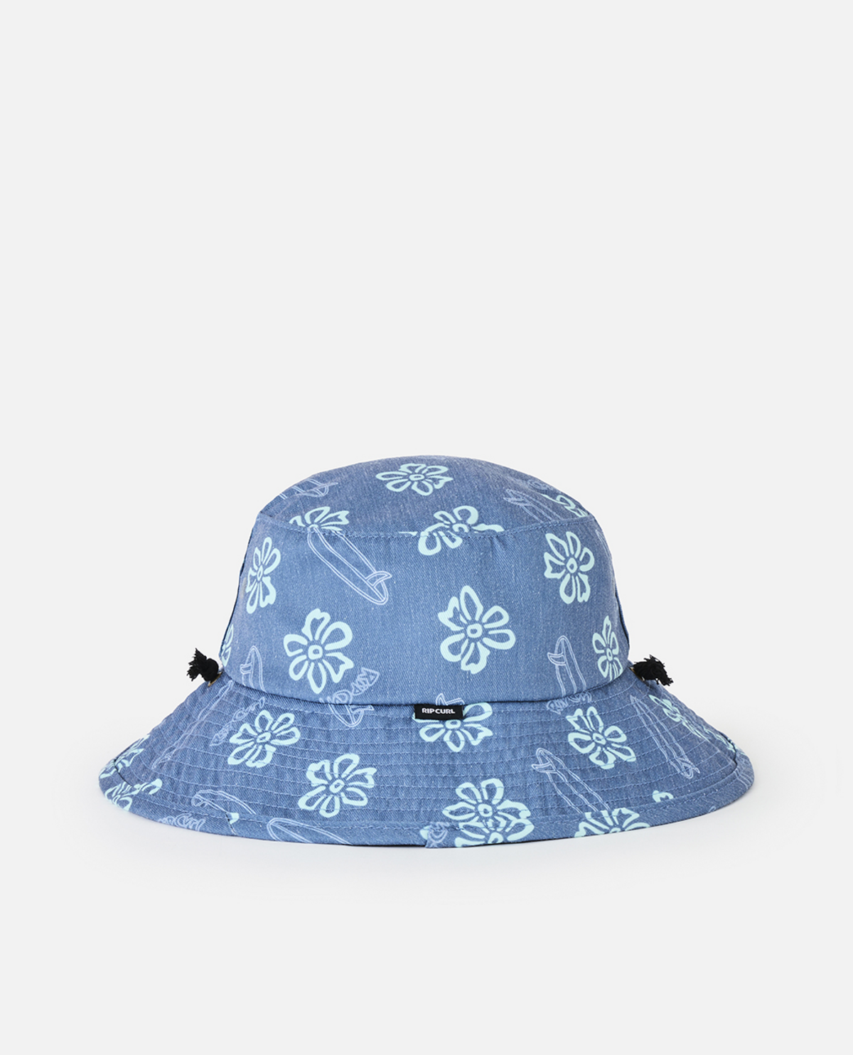 Rip Curl Combo Mid Brim Hat - Kids in Faded Denim
