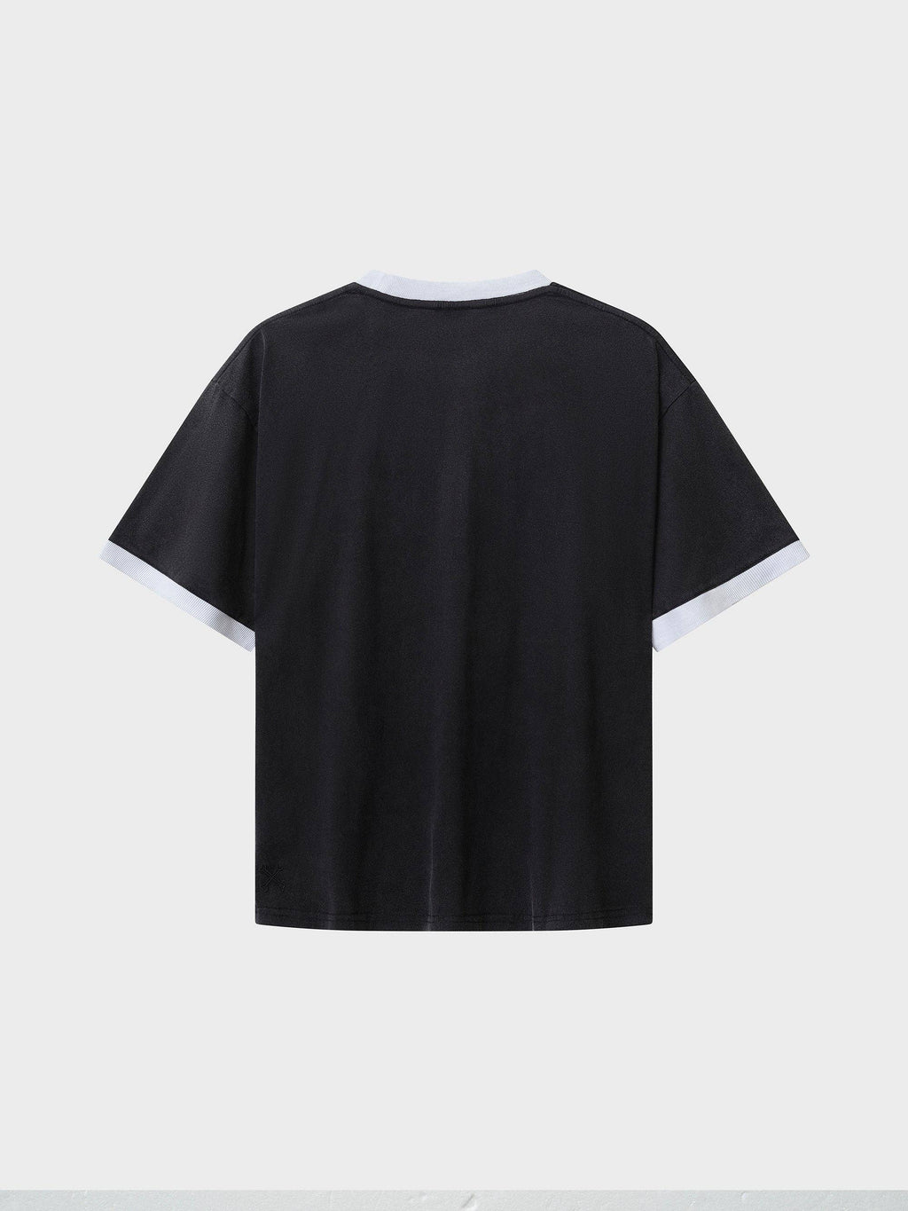 Billy Bones Club Bones Classic Ringer Tee - Vintage Black/ White in Single