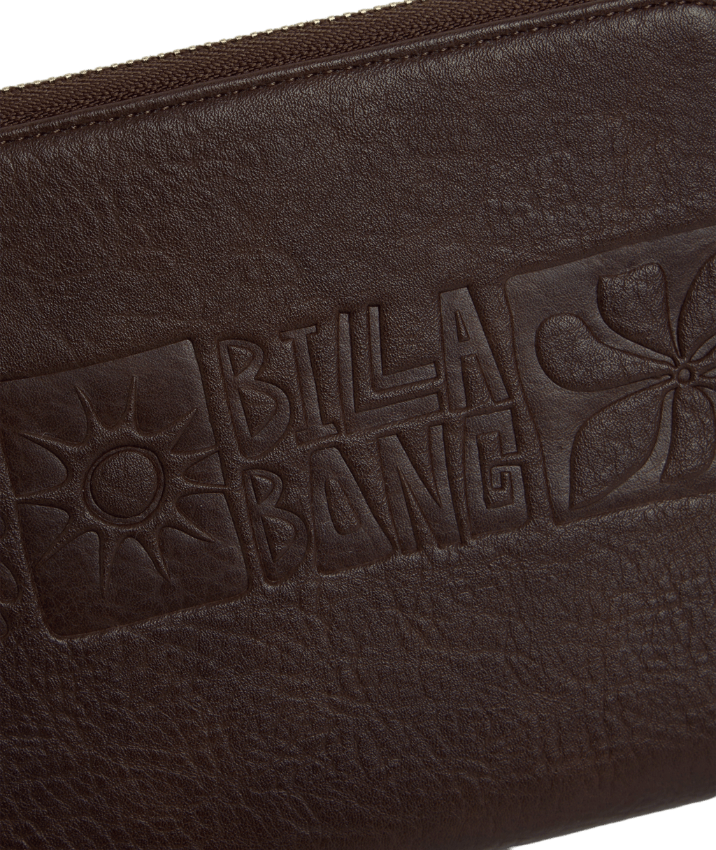 Billabong Womens Travel Wallet 2.0 in Chocolate Brown