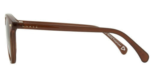Carve Oslo Recycled Gloss Xtal Tobacco Brown Pol in n/a