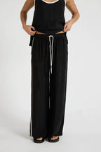 All Fenix Cupro Contrast Pant in Single