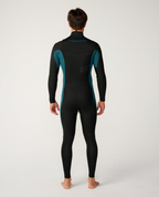 Rip Curl Mens Dawn Patrol 3/2 Chest Zip Wetsuit in Green