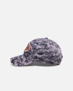 Von Dutch Distressed Dad Strapback Grey Camo in Single