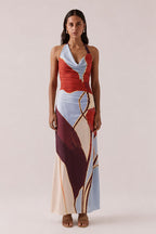 Sovere KALEA DRESS - BLUE BLOOM in Blue Bloom