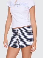 Thrills Co Idle Hands Short - Heritage Navy Stripe in Heritage Navy Stripe