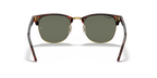 Ray-Ban® CLUBMASTER RED HAVANA G-15 GRE in Tortoise On Gold