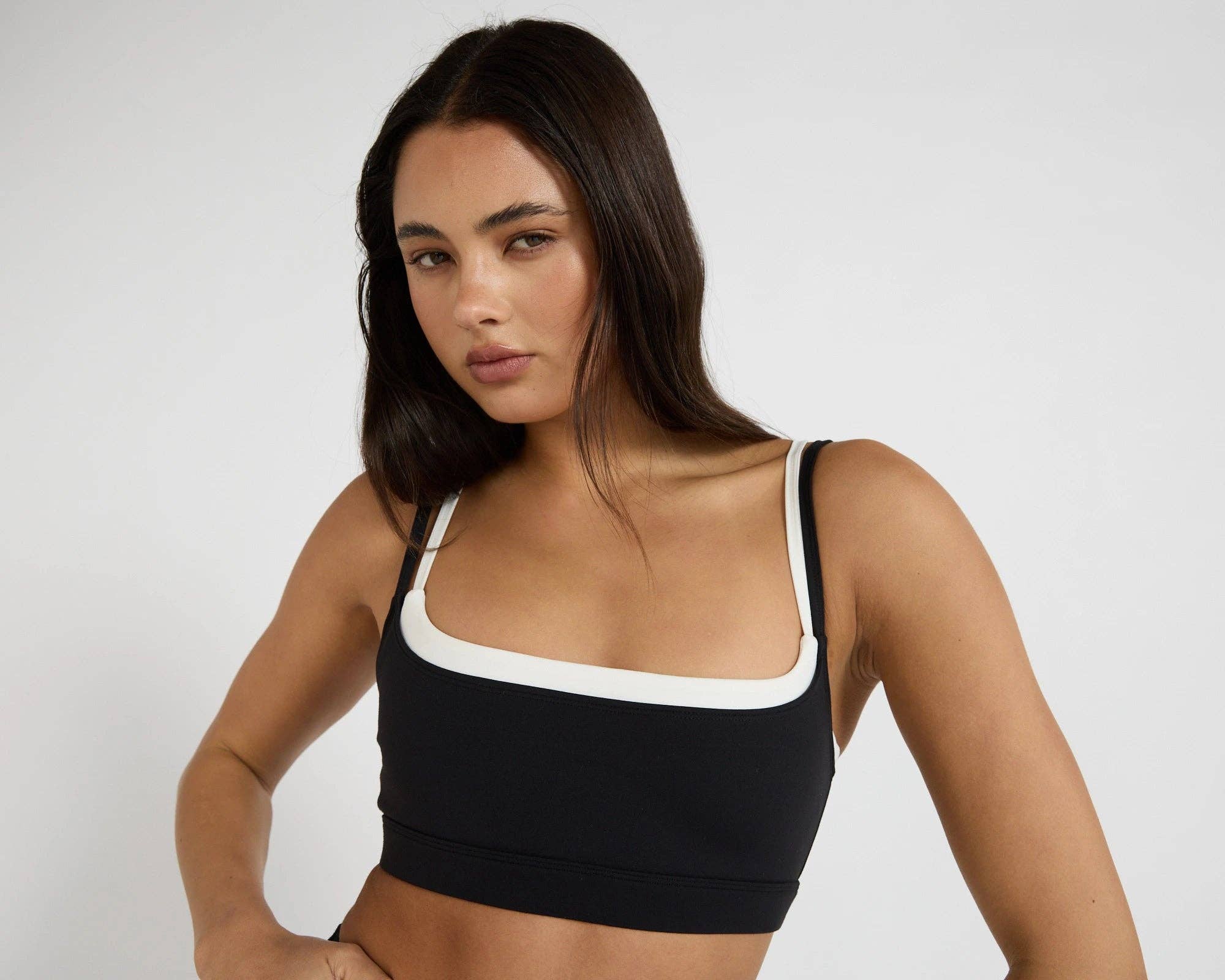 All Fenix Allfenix Cloudcore Double Layer Contrast Sports Bra in Single