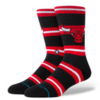 Stance PREP CHICAGO BULLS CREW SOCKS in BLACK
