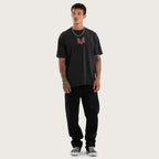 Kiss Chacey Underground Box Fit Tee in Pigment Anthracite