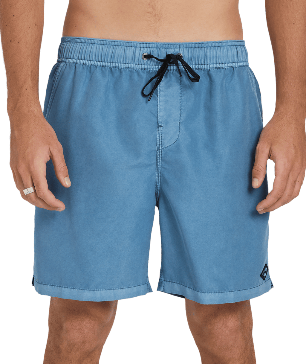 Billabong Mens All Day Overdye Layback 17" Boardshorts in Steel Blue