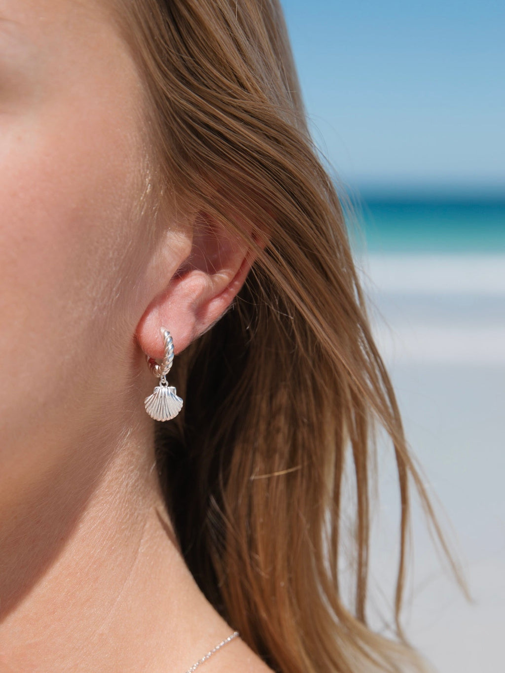 Malakai The Label Lahana Hoops in Sterling Silver in Default Title